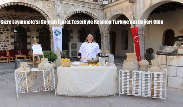 Cizre Leyminete’si Coğrafi İşaret Tesciliyle Resmen Türkiye’nin Değeri Oldu
