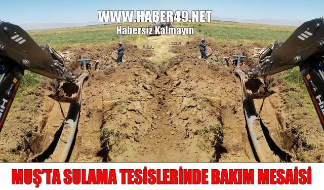 Muş’ta su altyapısında kritik çalışma