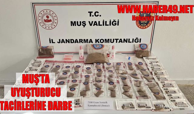 Muş’ta bonzai üretimi yapan 2 kişi suçüstü yakalandı