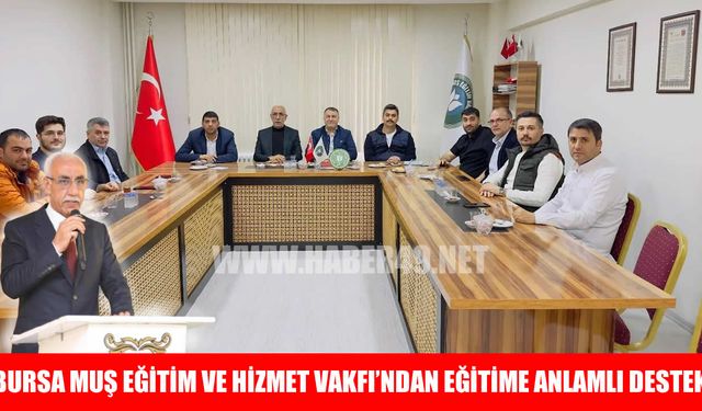Bursa Muş Eğitim ve Hizmet Vakfı’ndan Çimen Güler’e özel burs desteği