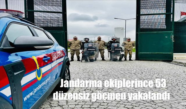 Erzurum’da düzensiz 53 göçmen yakalandı