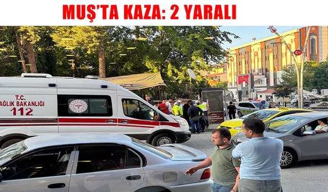 Muş’ta otomobil yayalara çarptı