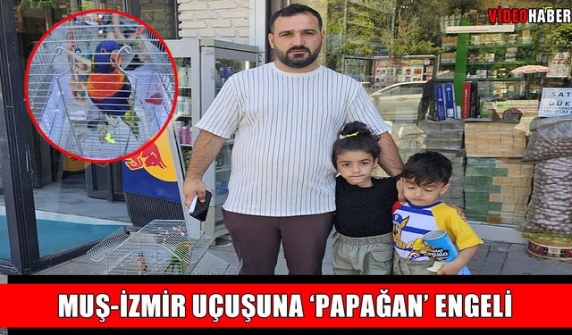 Muş’ta bir ailenin uçuşuna papağan engeli: “Pilot almak istemedi” iddiası