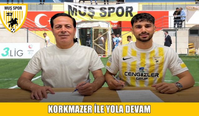 Muşspor’da Ayetullah Korkmazer ile yeni sezon için devam kararı