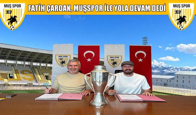 Şampiyon Muşspor'da Teknik Direktör Çardak ile yola devam!