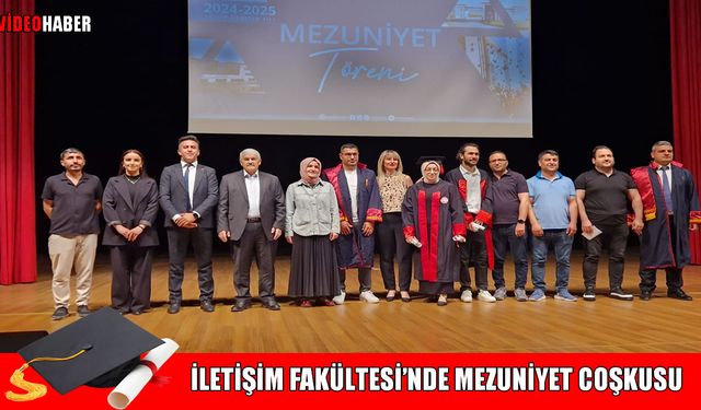 MAUN’da İletişim Fakültesi mezuniyet töreni coşkusu