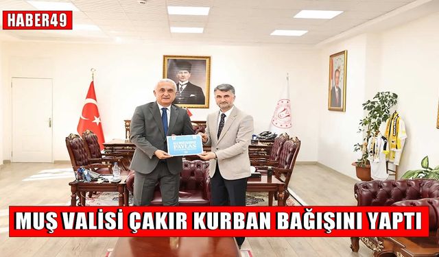 Muş İl Müftüsü Yavuz’dan Vali Çakır’a ziyaret