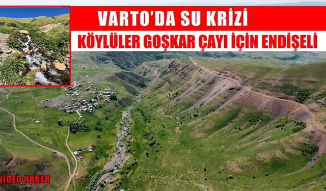 Varto’da su krizi büyüyor