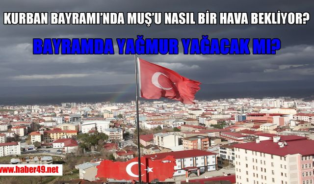 Kurban Bayramı’nda Muş’ta hava nasıl olacak?