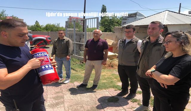 Iğdır’da Yangın Güvenliği İçin Eğitim Seferberliği: DKMP Personeline Tatbikatlı Bilgilendirme