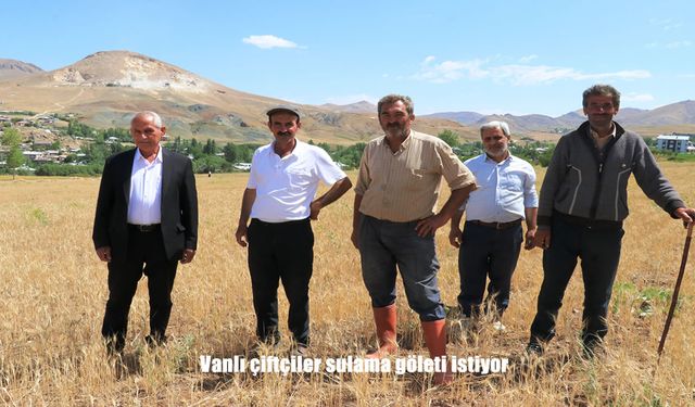 Van’da Çiftçiler Gölet İstiyor: “Suyun İçinde Susuzluk Çekiyoruz”