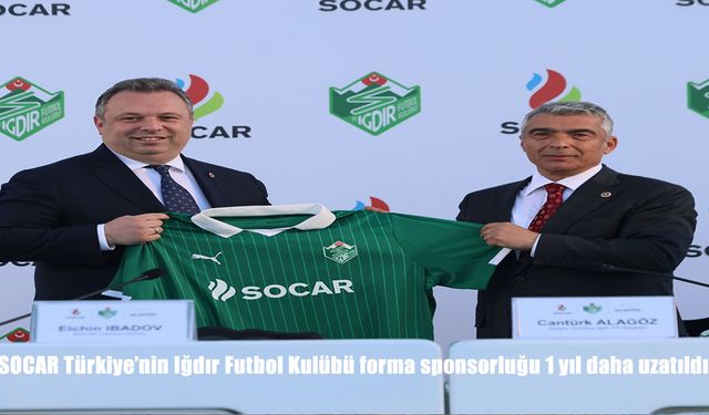 SOCAR Türkiye, Iğdır Futbol Kulübü Forma Sponsorluğunu 2025-2026 Sezonu İçin Yeniledi