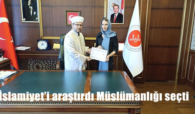 Almanya’da İslam’ı Araştırdı, Bingöl’de Müslüman Oldu