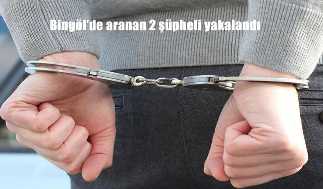 Bingöl’de Aranan İki Şüpheli Jandarma Operasyonuyla Yakalandı