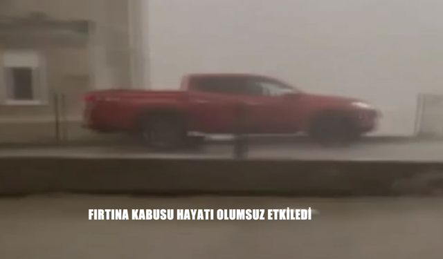 Artvin Yusufeli’nde Şiddetli Fırtına: Çatılar Uçtu, Masalar Havada Savruldu