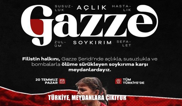Türkiye, Gazze için meydanlara çıkıyor: Bu sessizlik ihanettir!
