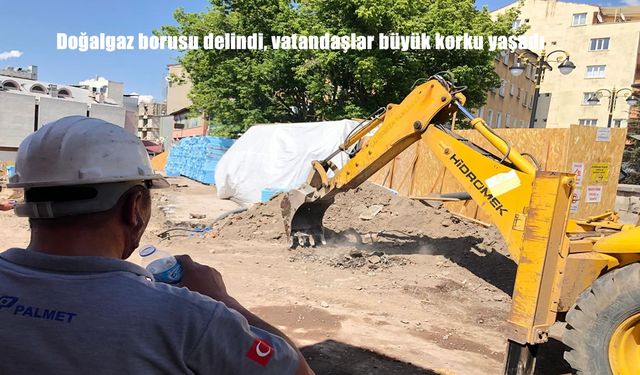 Erzurum’da İnşaat Kazısında Doğalgaz Borusu Delindi: Mahallede Panik Dolu Anlar Yaşandı