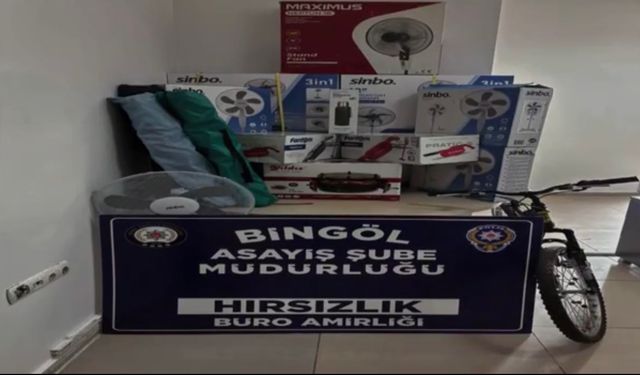 Bingöl’de Çaldığı Eşyaları İnternetten Satan Zanlı Tutuklandı: Evinden Dolu Dolu Malzeme Çıktı