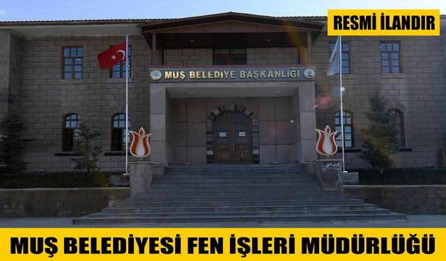 KALDIRIM VE YOL ONARIMI İÇİN MALZEME SATIN ALINACAKTIR