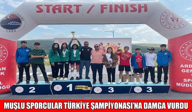 Muşlu sporcular Tekerlekli Kayak Türkiye Şampiyonası’na damga vurdu