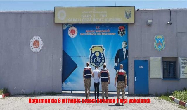 Kağızman'da 6 Yıl 8 Ay Hapis Cezası Bulunan Hükümlü Çadırda Yakalandı