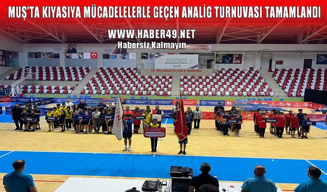 Muş’ta ANALİG Masa Tenisi müsabakaları nefesleri kesti