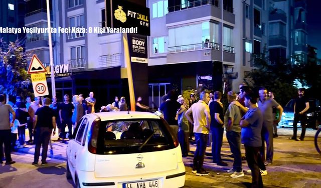 Malatya Yeşilyurt’ta Feci Kaza: 8 Kişi Yaralandı!