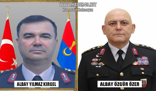 Muş İl Jandarma Komutanı değişti