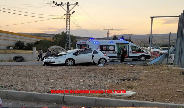Malatya'da Feci Kaza: 1 ölü, 2 yaralı