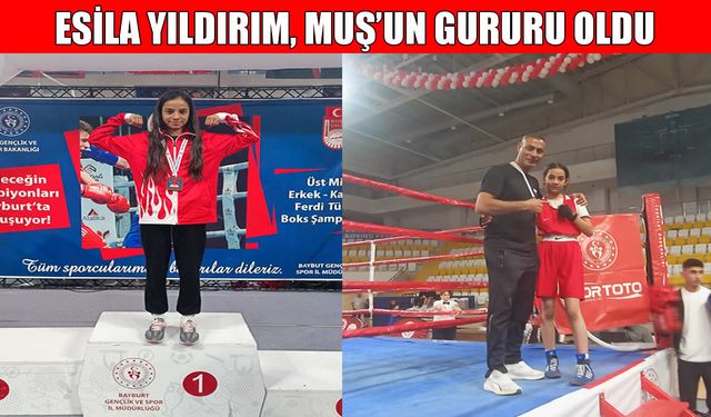Türkiye şampiyonu Esila Yıldırım, Muş’un gururu oldu
