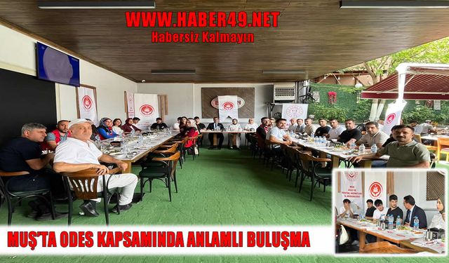 Muş'ta YKS'ye giren gençlere moral yemeği