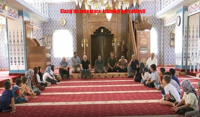 Elazığ’da Münazara Etkinliği Düzenlendi