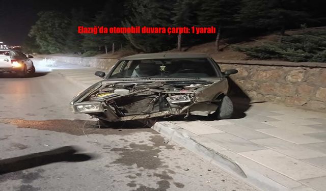 Elazığ’da feci kaza: 1 yaralı