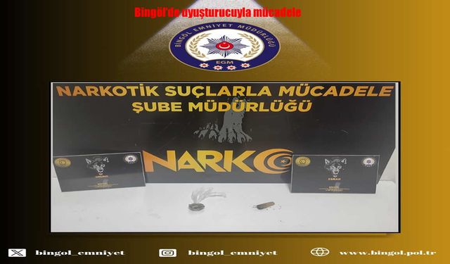 Bingöl’de Uyuşturucuya Geçit Yok: Emniyetten Kararlı Mücadele