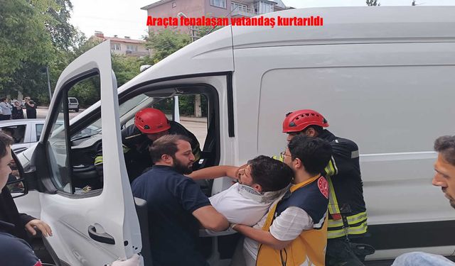 Direksiyon Başında Fenalaşan Sürücüye Dakikalar İçinde Müdahale Edildi