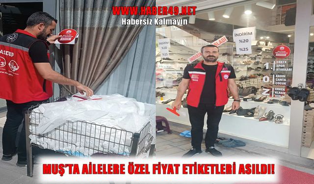 Muş’ta aileler için indirim seferberliği başladı! İşte detaylar
