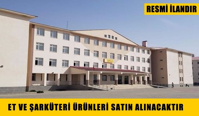 ET VE ŞARKÜTERİ ÜRÜNLERİ SATIN ALINACAKTIR