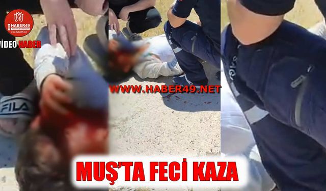 Muş’ta lise mevkiinde trafik kazası: Yaralılar var