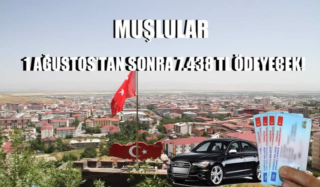 Muşlular dikkat: Cezası 7 bin lirayı geçti!