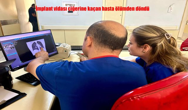 Van’da İmplant Vidası Soluk Borusuna Kaçtı, Hasta Ölümden Döndü