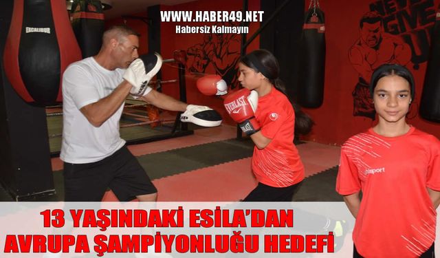 Türkiye şampiyonu Muşlu Esila'nın hedefi Avrupa şampiyonluğu