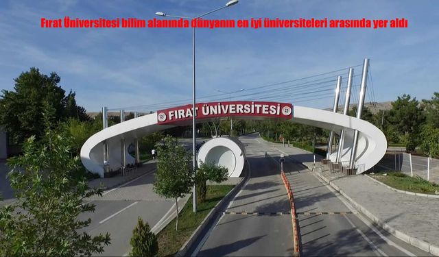Fırat Üniversitesi’nden Uluslararası Bilimsel Başarı