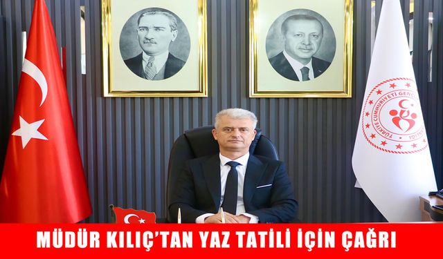 Muş Gençlik ve Spor İl Müdürü Kılıç’tan velilere çağrı: Çocuklarınızı spor okullarına getirin