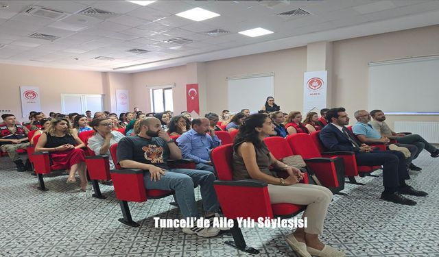 Tunceli’de “Aile ve Hukuk” Söyleşisine Yoğun İlgi: Aile İçi Haklar, Sorumluluklar ve Hukuki Destek Mekanizmaları Anlatıl