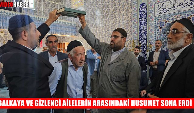 Muş’ta 6 yıllık husumet sona erdi, aileler barıştı