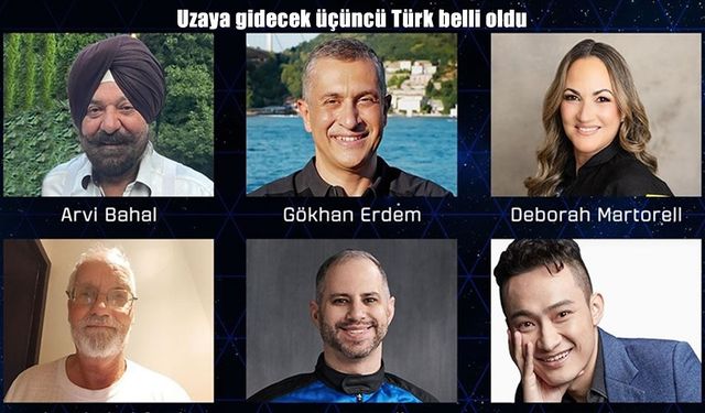 Uzaya gidecek üçüncü Türk belli oldu