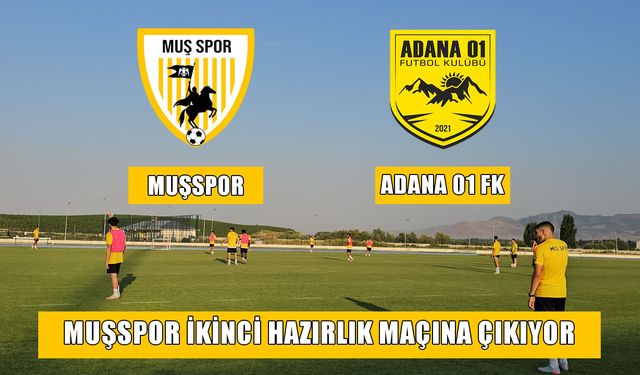 Muşspor, Afyon kampında 2. hazırlık maçına çıkıyor