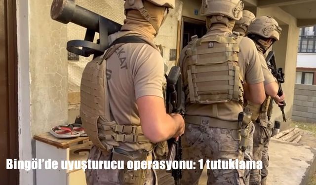 Bingöl’de Narkotik Ekiplerinden Ortak Operasyon