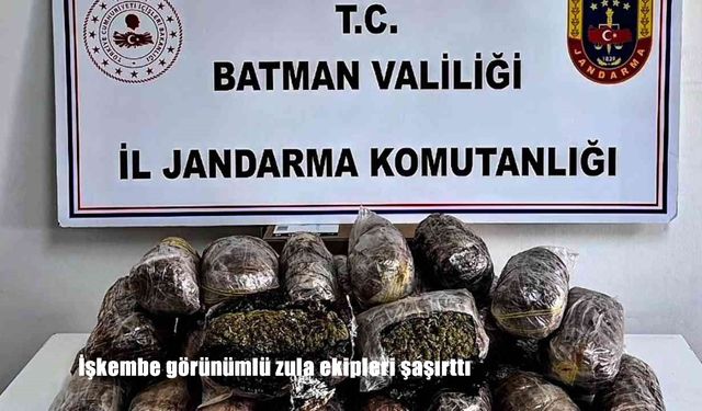 İşkembe görünümlü zula ekipleri şaşırttı
