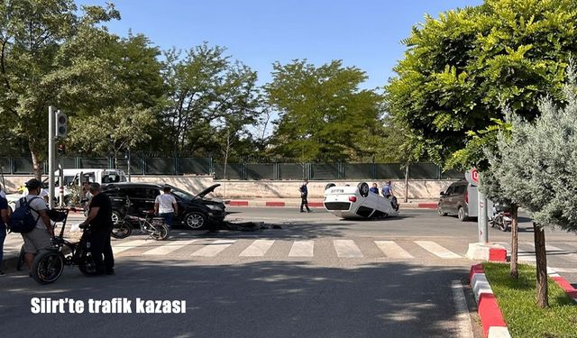Siirt’te trafik kazası